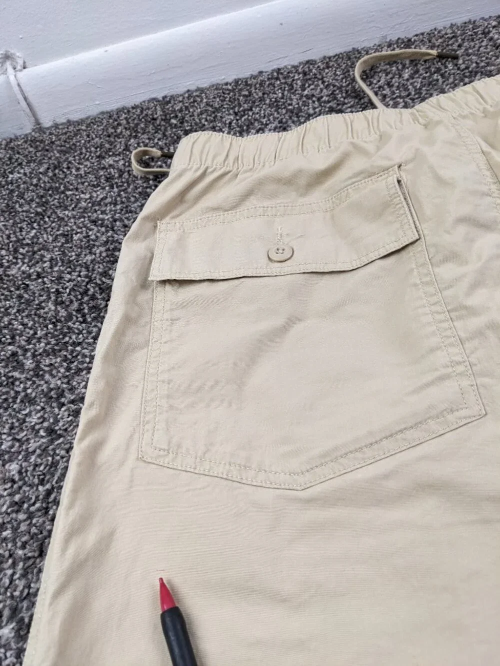 Polo Ralph Lauren Relaxed Fit Poplin Jogger Pants Mens M Elastic Waist Utility
